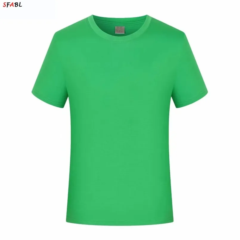 Sfabl zwart t-shirt mannen eenvoudige eenvoudige effen kleur zomer o-hals zomer t mannen pure kleur tee man M-4XL 210707