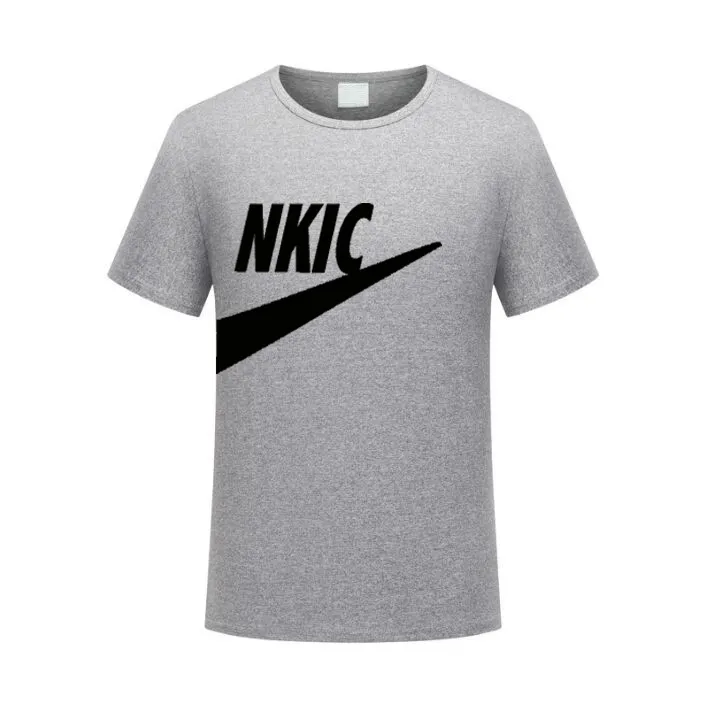 Summer Fashion Brand LOGO Mens T shirt Short-sleeve Man 100% Cotton T shirt Short Sleeve letter printing White Black t-shirts Tops Tee men's clothing