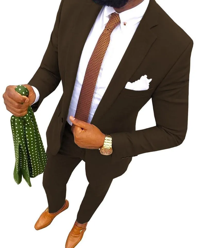 Traje cafe sales para hombre