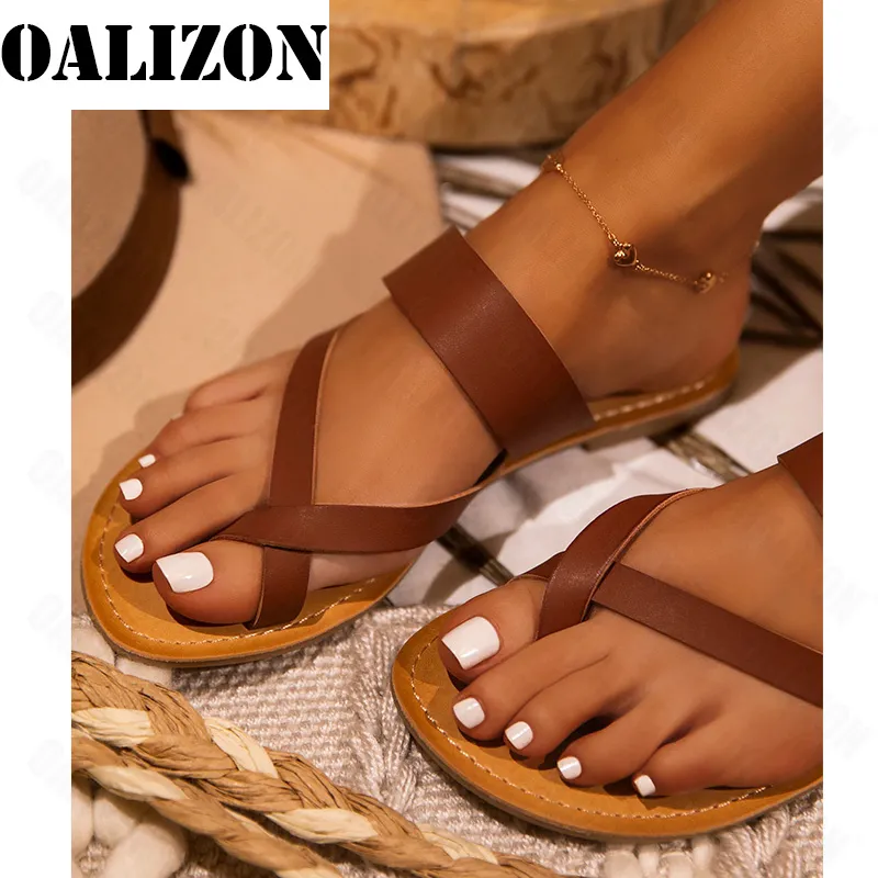 Sandalen Frauen Sommer 2021 Schuhe Für Wohnungen Plus Größe Frauen Flip Flop Casual Hausschuhe Alias Mujer