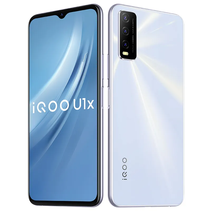 Original Vivo IQOO U1X 4G LTE Téléphone mobile 4GB 6GB RAM 64GB 128GB ROM SNAPDRONGON 662 OCTA CORE Android 6.51 "Plein écran 13mp 5000mAh Visage ID Facepropriété Smart Cell Phone