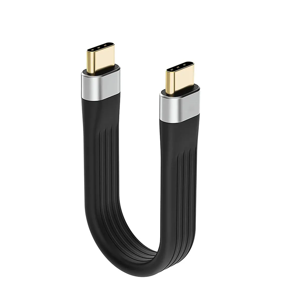 USB-C-Kabel 3.1 Gen 2 Kabel 10G Emark Chip Kurzes Typ-C-Videosynchronisationsladegerät PD 60W für Mobiltelefon MacBook Pro