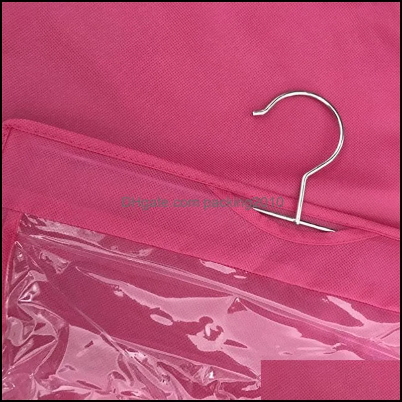 Storage Boxes & Bins Wardrobe Hanging Bag Underwear Dust-Proof Multi-Layer Organizer Socks Box 3 Layers 6 Grid FPing