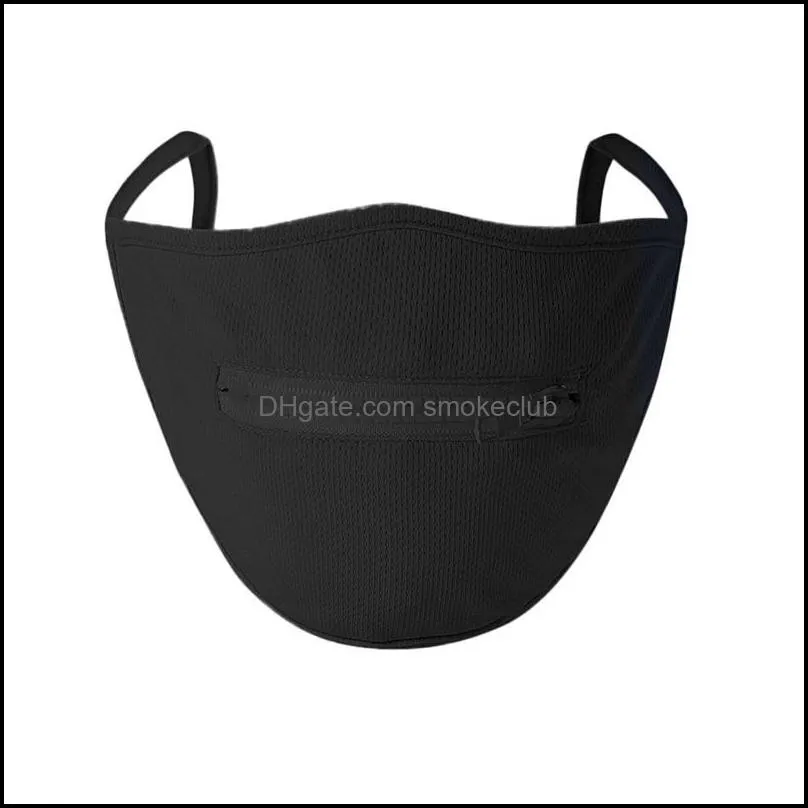 2020 new Creative Zipper Face Mask Zipper Design easy to drink Washable Reusable Covering Protective face masks Epacket