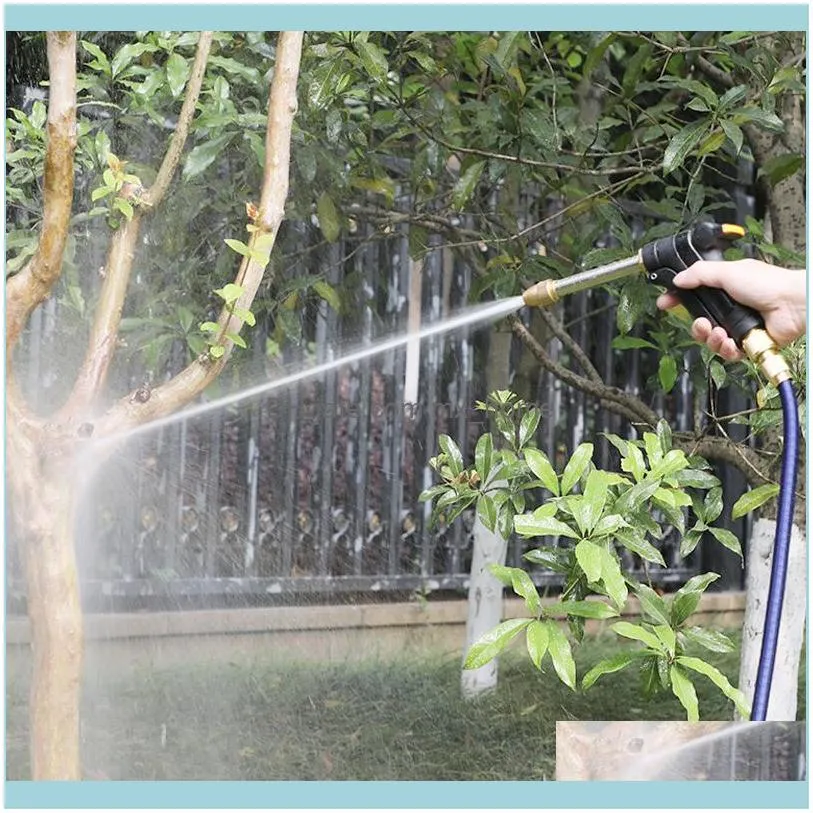 Water Gun Garden Hose Expandable Watering High Pressure Car Wash Metal Spray Magic Pipe Equipments