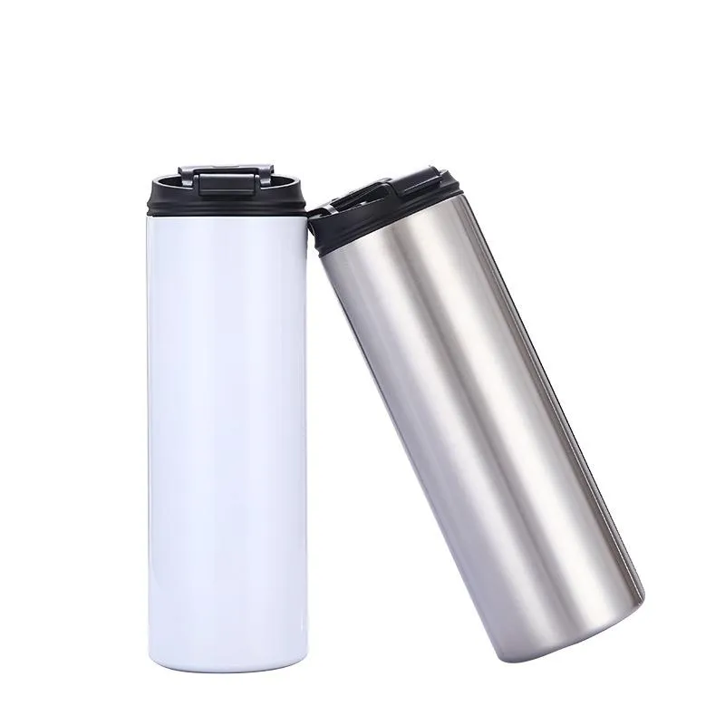 Sublimation 20oz straight tumbler straw lids tumbler straw sippy cup skinny tumbler Heat transfer mug water bottle travel mug