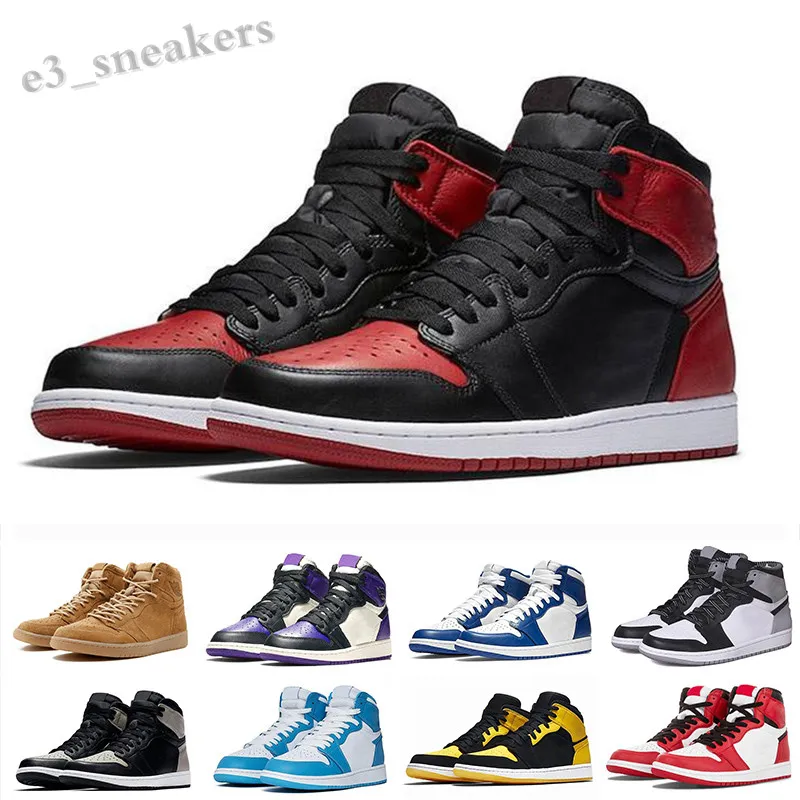 Hot 1 Men Shoes High OG In The Game Track Red Royal 1s Top 3 Rookie Off The Year Multi Color Sneakers WD01