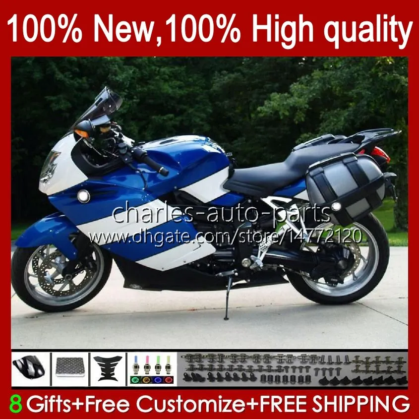 BMW K1200 K 1200 S 1200S K1200S 05 06 07 08 09 09 10 07 08 08 09 10 07 08 08 09 10 Bodywork 28no.34 K-1200Sホワイトブルー2005 2006 2007 2009 2009 2010 K1200-S 05-10オートバイボディ