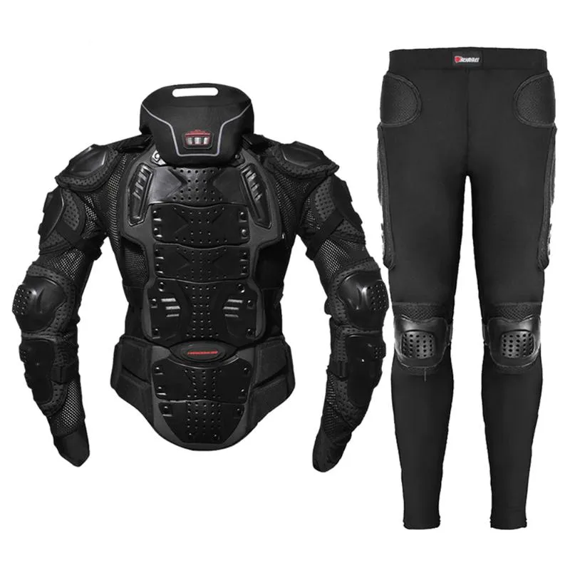 Motorcycle Armor Men Jackets Racing Body Protector Jacket Motocross Motorbike Protective Gear + Neck S-5XL