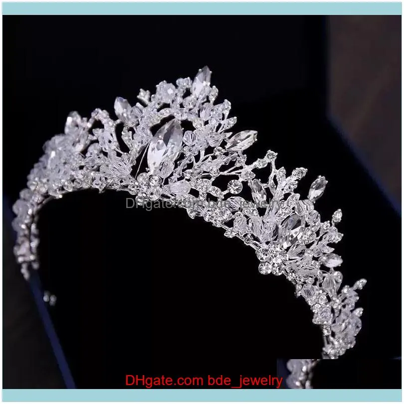 Hair Clips & Barrettes Bridal Headwear Wedding Crown Accessories Bride Jewelry Sets Diadema Couronne Mariage Crowns For Women Flower
