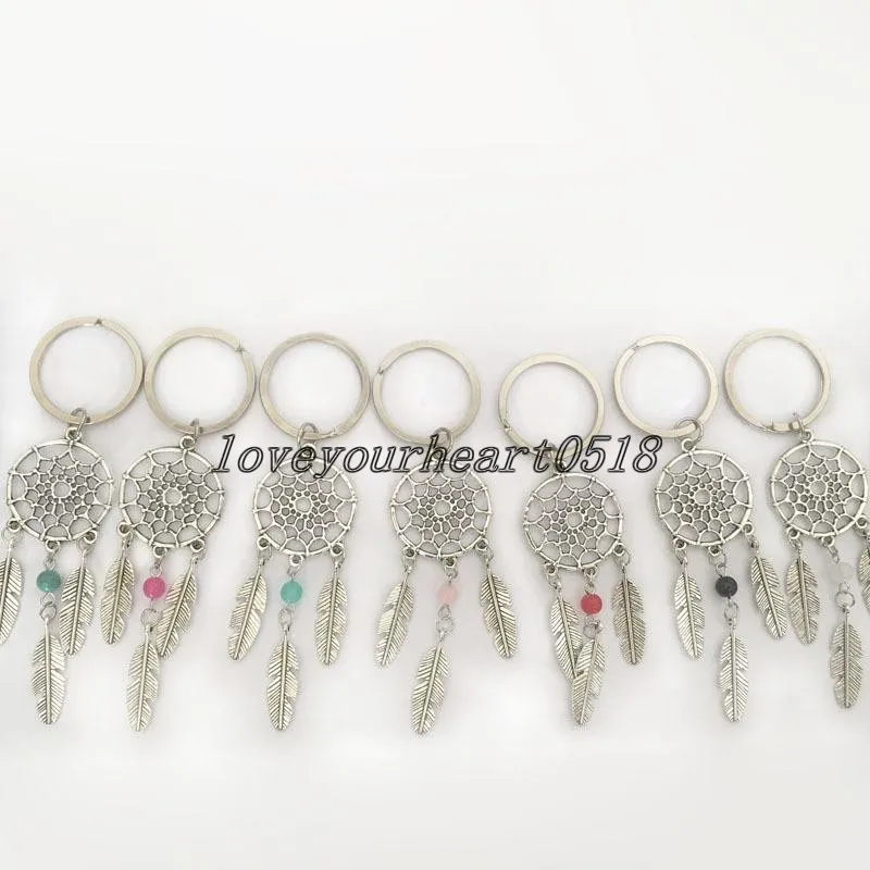 Dreamcatcher Keychains Metal Key ring Fashion Tassel Keychain Pendant Car Bag Decoration Key Chain