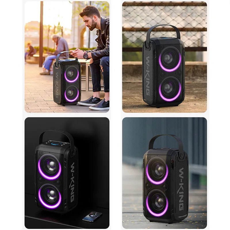 W KING T9 Bluetooth Karaoke Speaker 80W 100W Peak