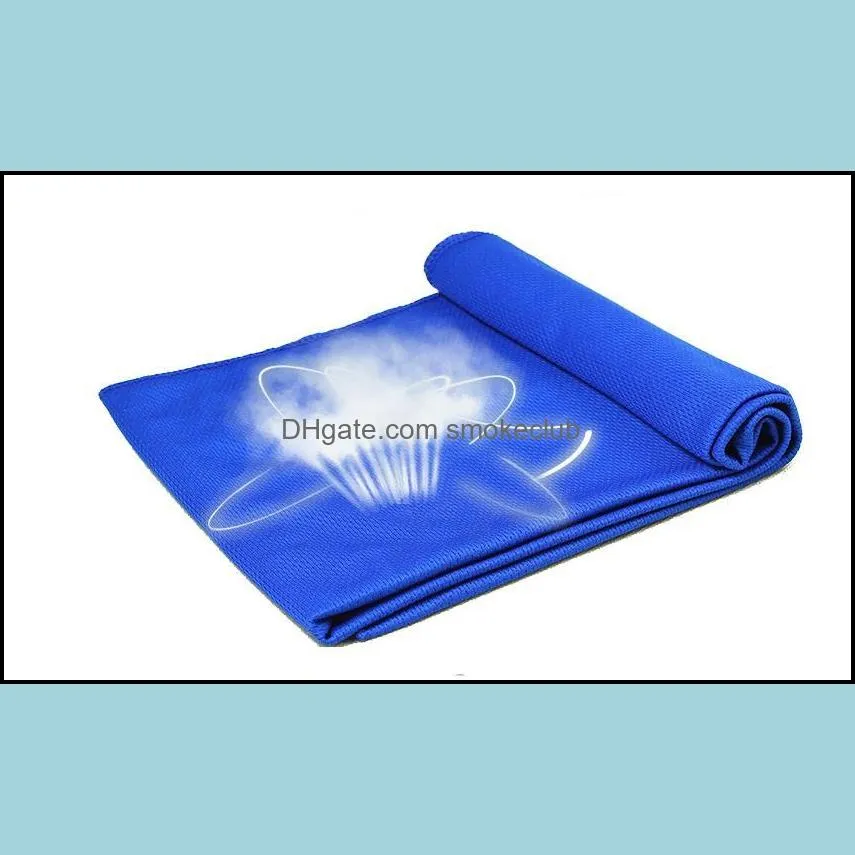 Color Magic Cold Towel Exercise Fitness Sweat Summer Ice Towel Outdoor Sports Ice Cool Towel Hypothermia 90x35cm Cooling Towels