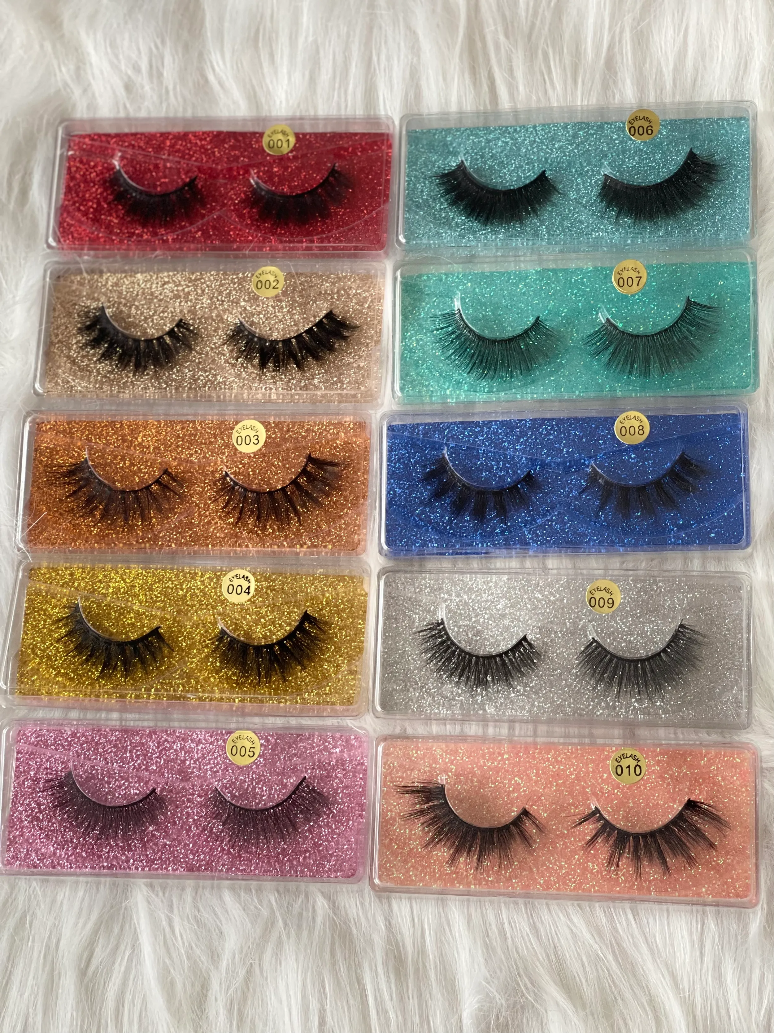 Wholesale 15-18mm Natural Long Soft Eyelash Pair Crutely Free False Lash Extension Faux Eyelashes Make Up Tools for Beauty