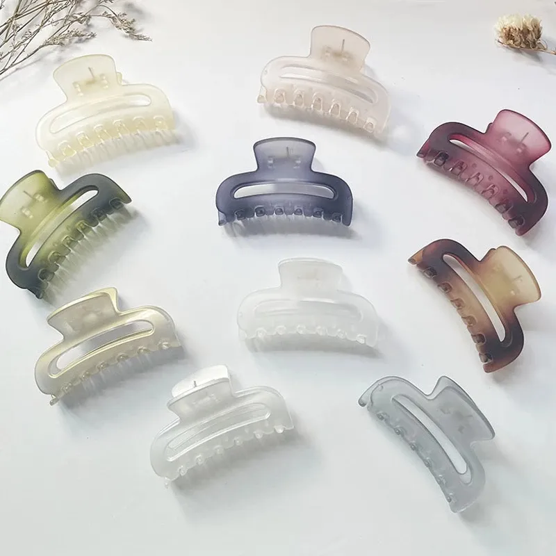 Nuova moda coreana semplice gradiente colore caramella croce impugnatura clip tornante artiglio per capelli morsetto da bagno clip accessori per capelli