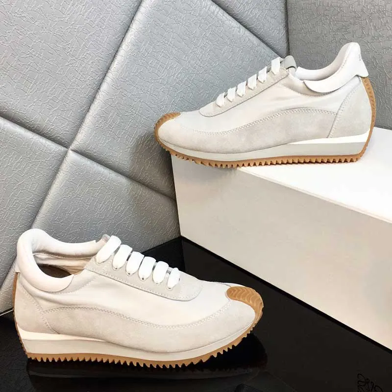 2021 nieuwe forrest sneakers designer spaanse designer dames en heren sneakers comfortabele antislip zool top koeienhuid hoge kwaliteit 3544 met doos