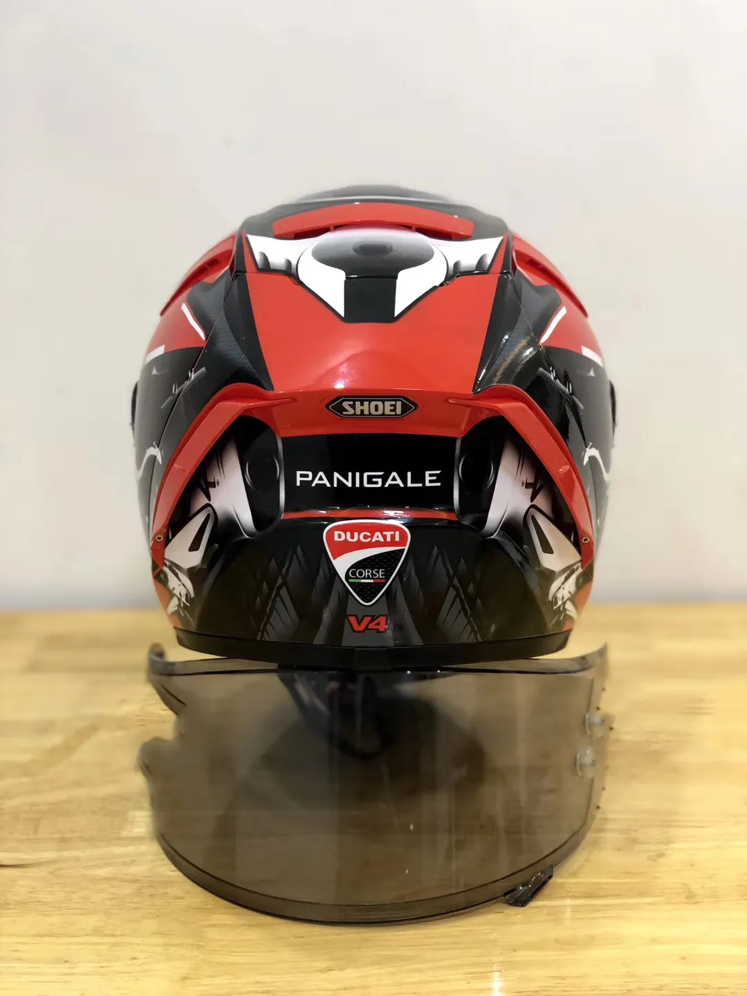 新品 SHOEI X-14 Ducati PANIGALE V4 M SHOEI X-14 Ducati PANIGALE V4 Helmet M Red Black New Unused