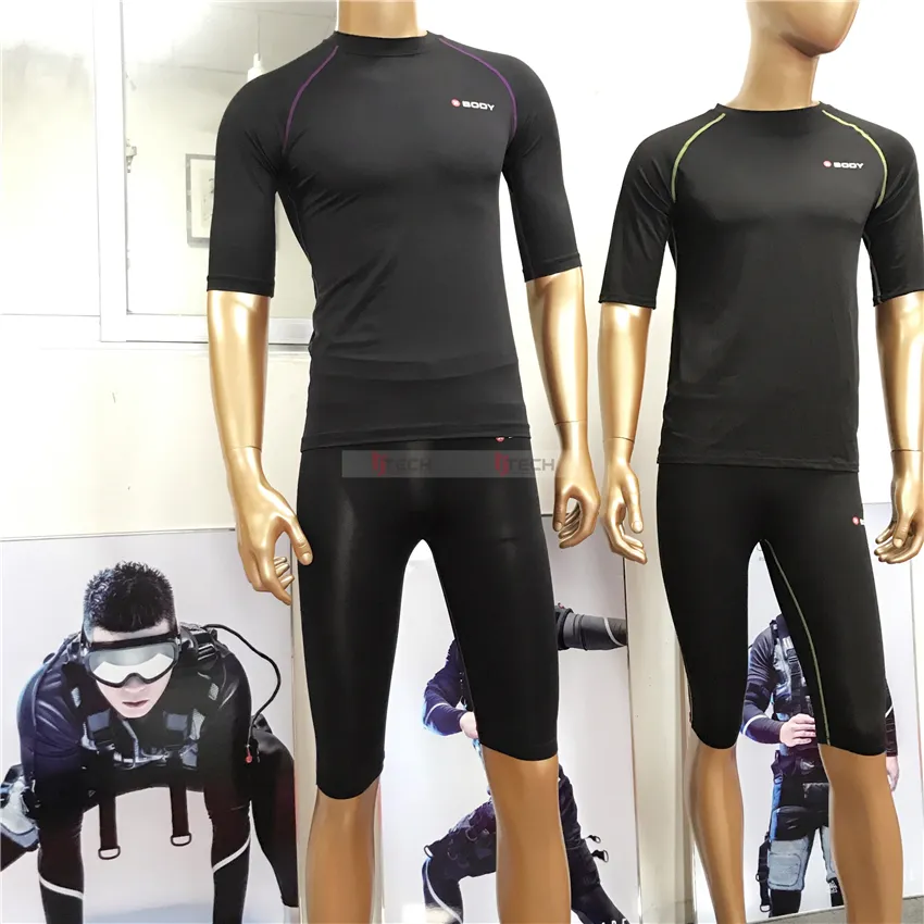 Sous-vêtement d'entraînement xbody chaud avec 47% lyocell 44% polyamide 9% lycra pour stimulateur musculaire du corps costume xbody ems fitness machine