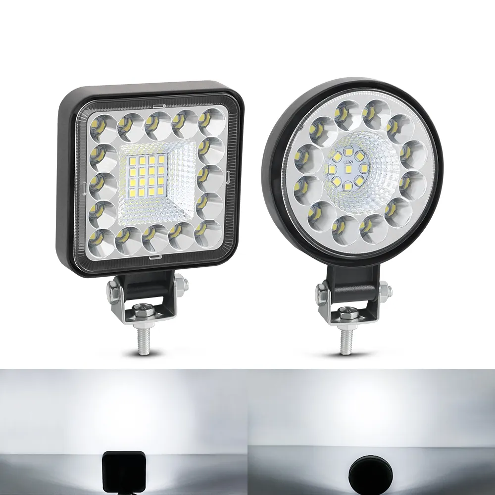 96W Mini LED Work Light 2835 SMD 12V 24V Combo Beam IP67 for Offroad ...