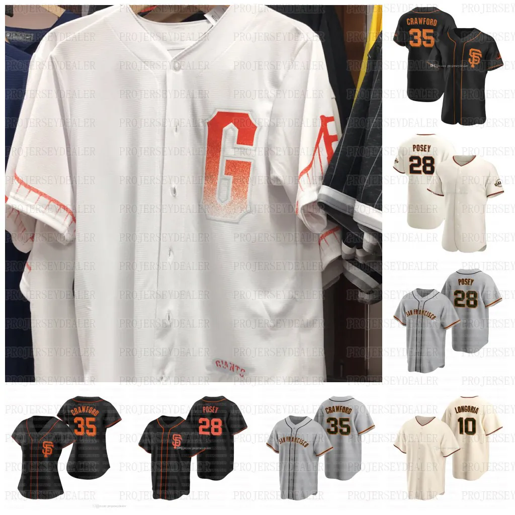 Giants City Connect Jersey: Buster Posey, Crawford, Pillar More