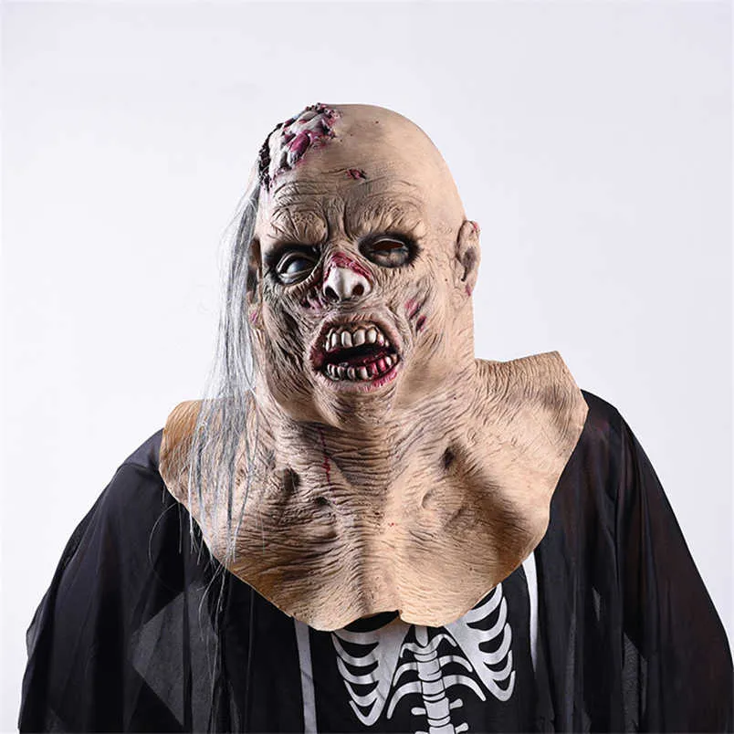 Effrayant Zombie mascaras de terreur Frighten Rot Mask mascara hallowen Creepy Halloween Party Props