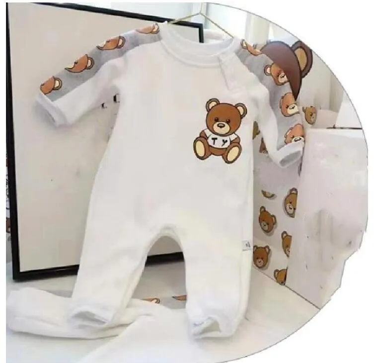 Baby Boys Girl Pagliaccetto Abbigliamento Abbigliamento Abbigliamento Abbigliamento Abbigliamento per la lettera Pattern Stampa Toddler Onesies Vestiti Abbigliamento Bambini
