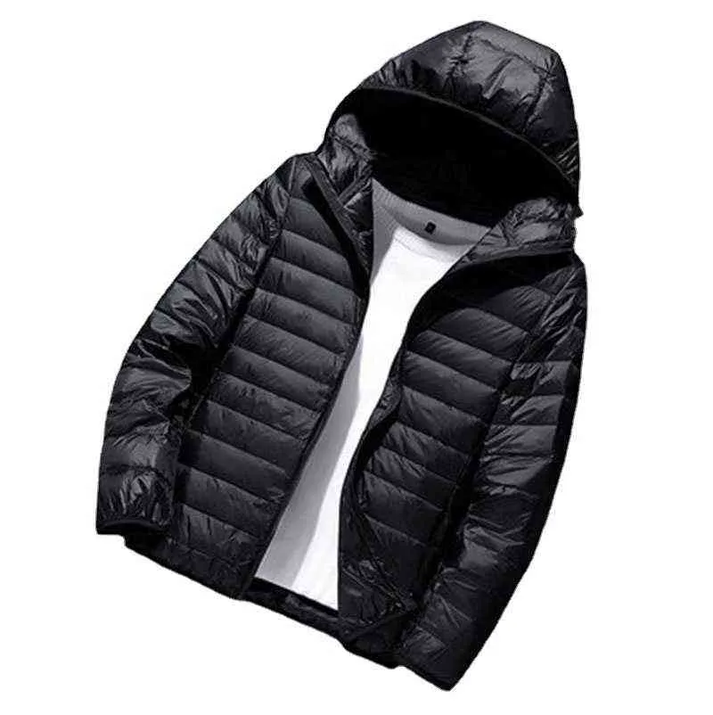 Nieuwe Ultra Licht 90% Witte Eendendons Jassen Man Mannelijke Winddicht Warme Parka Mannen Casual Winterjas voor Mannen Down jas Waterdicht G1108