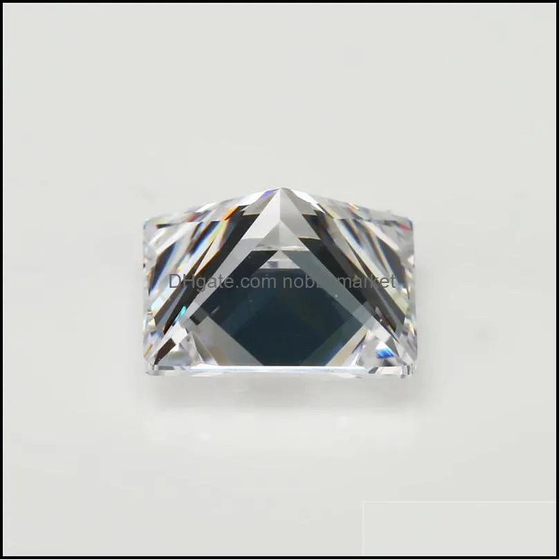 LOTUSMAPLE 0.08CT - 6CT princess cut square shape real D color FL loose moissanite diamond test positive stone each one equal to 0.5CT or more give a free GRA