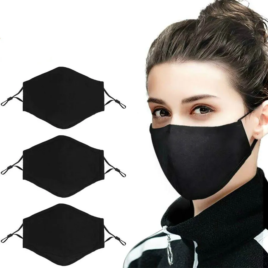温かい販売二重層保護綿のマスク防塵の通気性の洗えるファッショナブルな純粋な色9zW1720