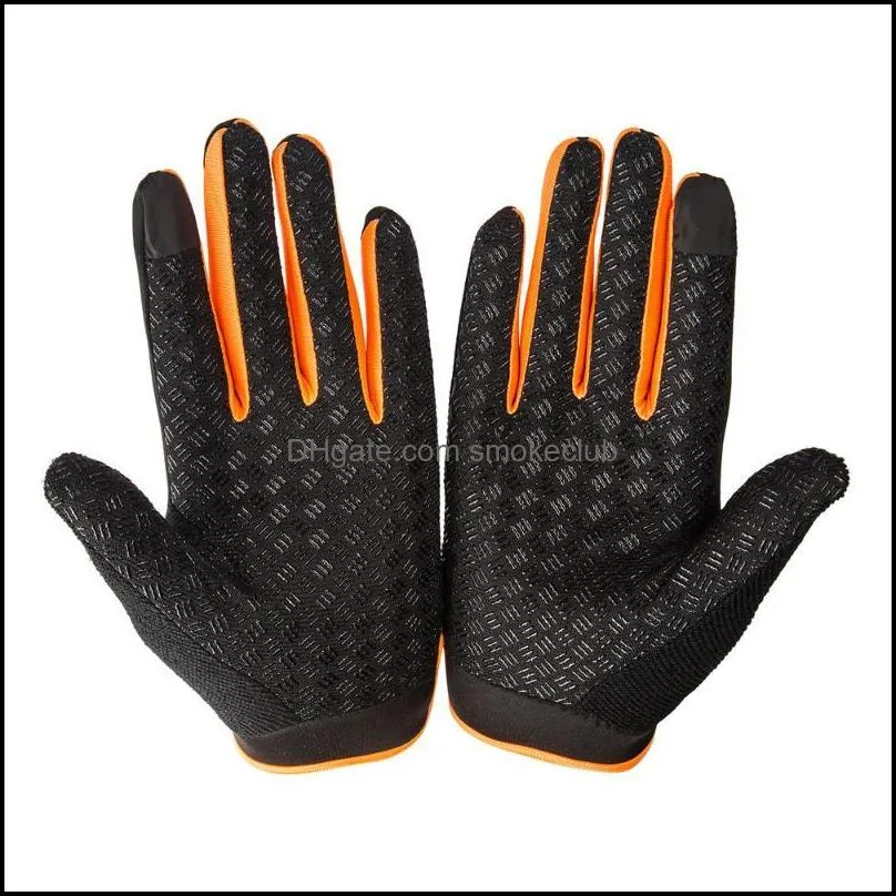 Cycling Gloves Breathable Non-Slip Touch Screen Outdoor Mountaineering Climbing Fitness Sun Proof Ultra-thin Fabric Bike