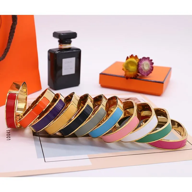2021 Enamel Rainbow Woman Steel Bracelet Fashion Bracelets For Man