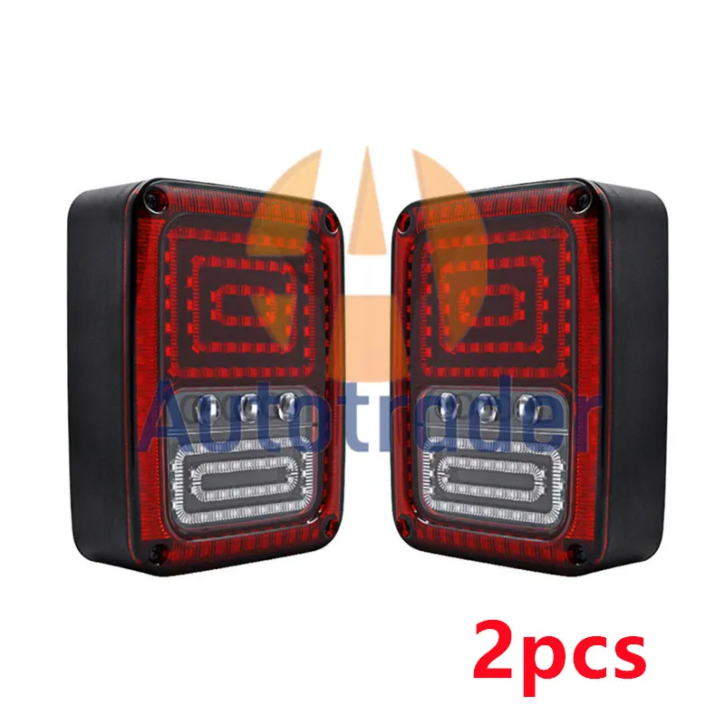 2 pièces YIHE-B LED feu arrière frein clignotant arrière pour Wrangler JK 2007-2015