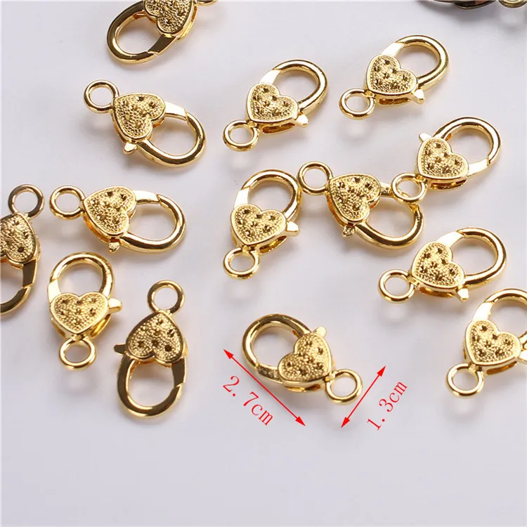  30 Piece Gold and Silver Necklace Clasps Magnetic Jewelry  Locking Clasps and Closures Bracelet Lobster Clasp Connector for DIY  Necklace Bracelet Jewelry Crafts Making Supplies
