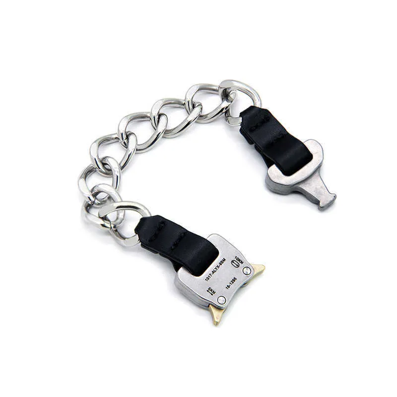 Premium Alyx Metal Button Chain Bracelet For Men And Women Premium Alyx Metal Button Chain Bracelet For Men And Women