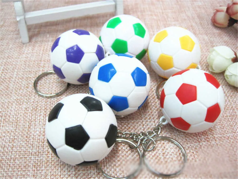 Fashion Sports Keychain Car Key Chain Key Ring Football Basketball Golf Ball Pendant Keyring For Favorite Sportsman's Gift G1019