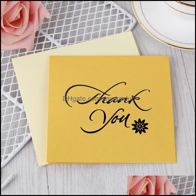 thank you cards greeting cards business card top grade color bronzing ,Thank You for your business partners, customers, guest, with