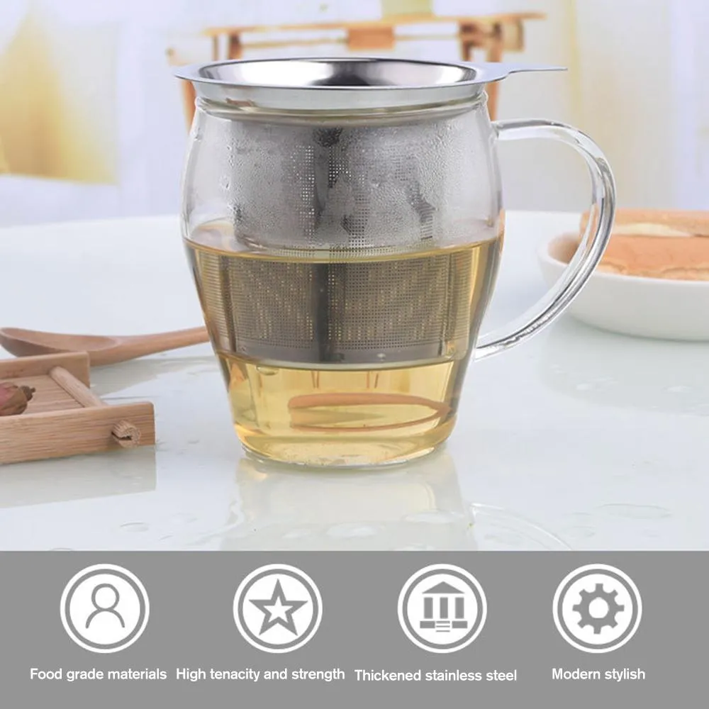 Coffee & Tea Tools Kitchen Dining Bar 304 Stainless Steel Strainers Large Capacity Infuser Mesh Strainer Water Filter new