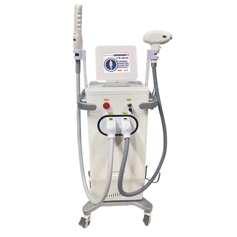 2021 500W Diodo Laser Depilazione Bellezza Macchina 755nm 808nm 1064nm Q-Swtich nd yag lazer tatuaggio rimozione Per uso in salone