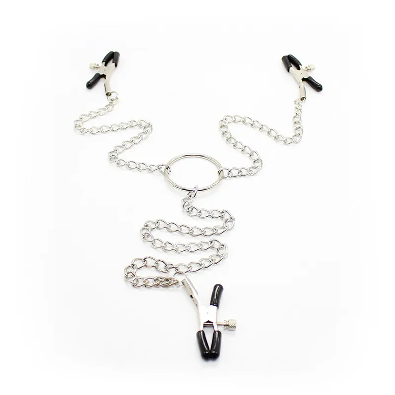 three-nipple-clamps-with-chain-breast-and-labia-accessories-for-adult