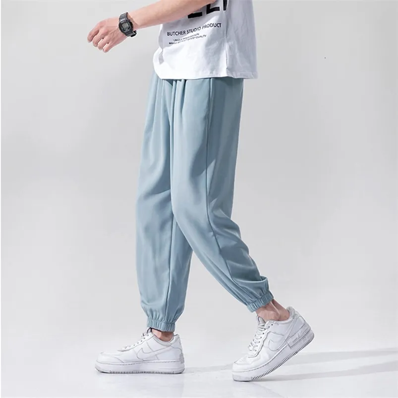 Silk cheap joggers mens