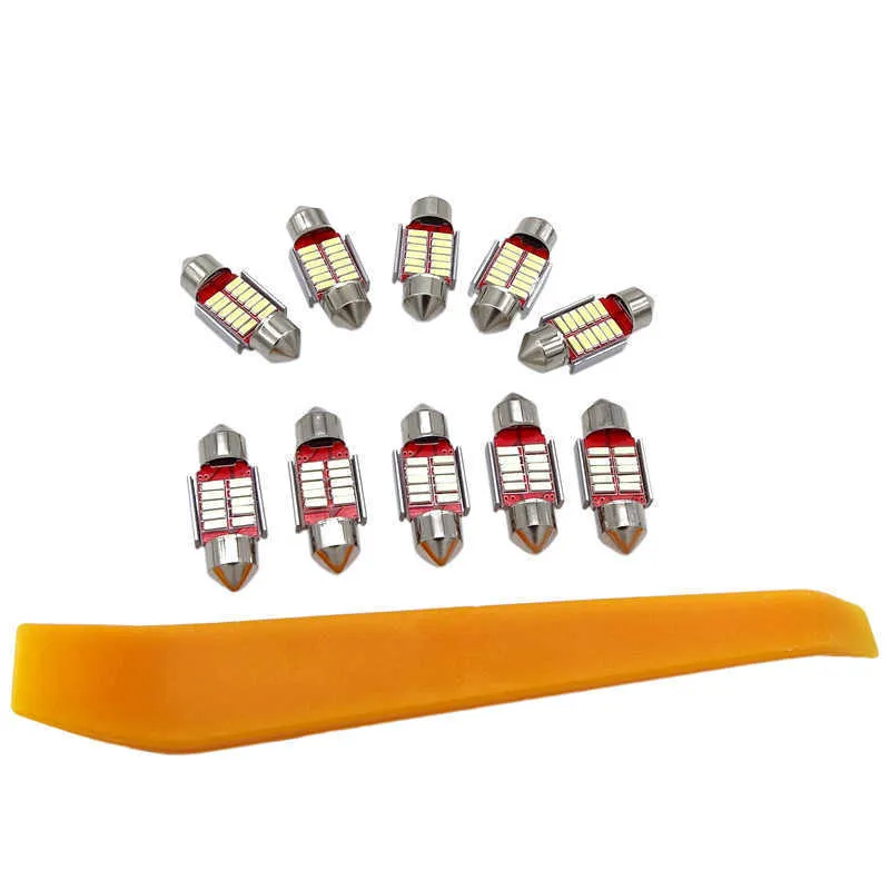 NOUVEAU 5 pcs Auto Light Ampoules Ampoules de voitures Kit d'éclairage intérieur Blanc LCE Lampe de lecture bleue Lumière d'intérieur pour Mazda CX-5 CX5 CX 5 2017-2019