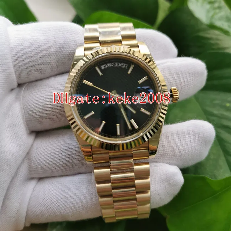Top Quality BPF men Wristwatches 40mm 228239 Black Dial Yellow gold Stainless 2813 Movement Mechanical Automatic Mens Watch Watches With Box Papers