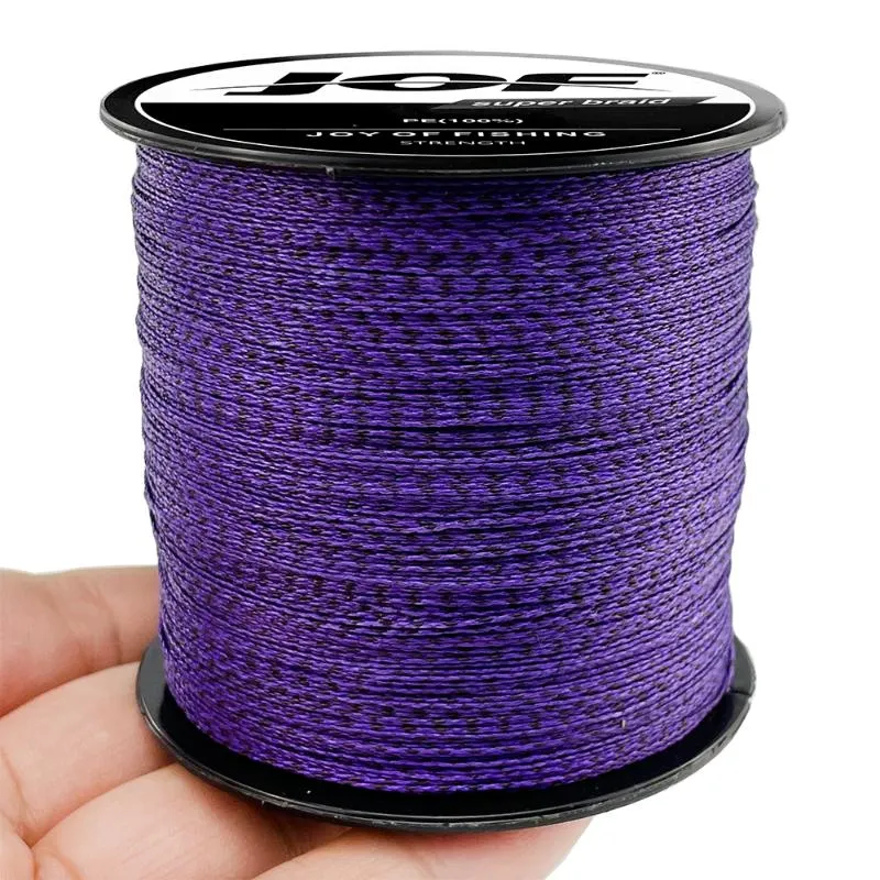 JOF 4 Strand 300M Purple Braided Fishing Line For Spot Fishing Japan  Multifilament PE Wire With Invisible Camouflage 10 80LB From Ejuhua, $6.17