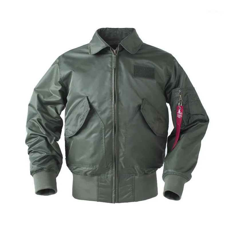 Dropship ejército táctico militar CWU/45P chaqueta de bombardero hombres vuelo béisbol Top Gun negro B3 Airforce piloto rompevientos chaquetas de los hombres