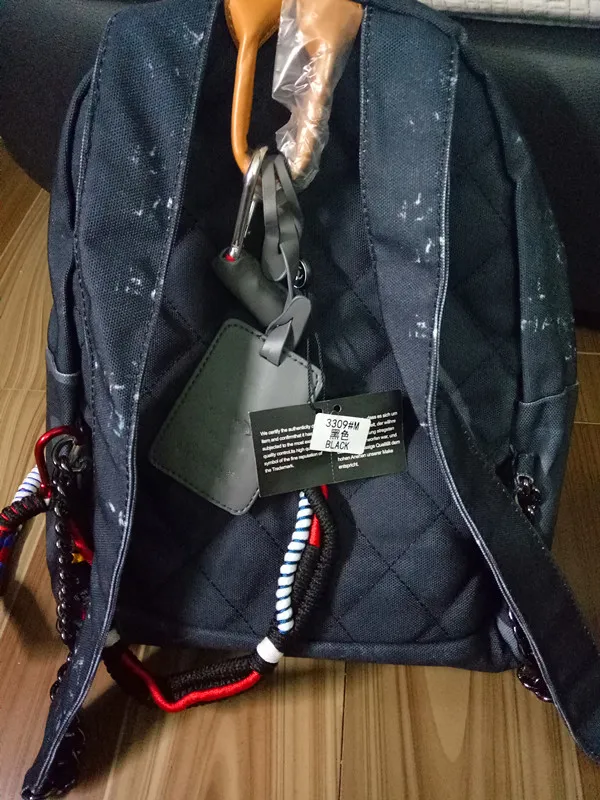 Large Capacity Canvas Backpack for Men Women Stylish Graffiti