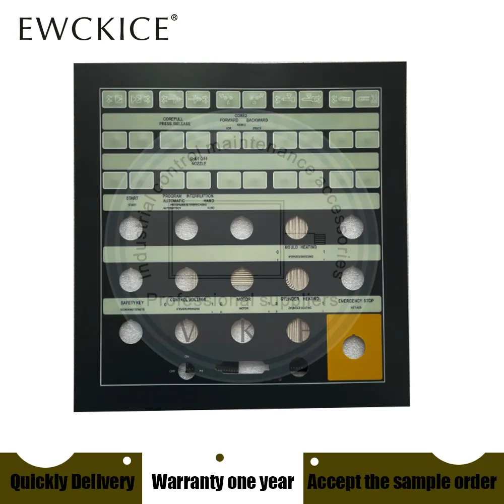 E-SP-CCEC / 22180 Keyboards P22180-00801 PLC HMI غشاء الصناعي التبديل لوحة المفاتيح أجزاء الصناعية إدخال الكمبيوتر
