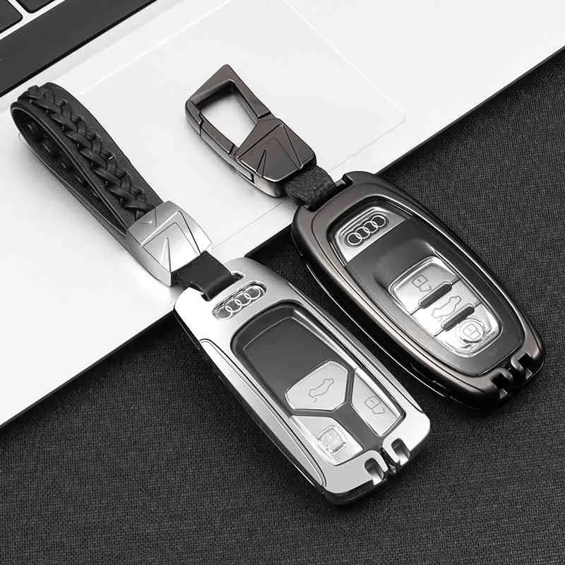 Liga para A6 A4 A5 A5 A7 Q5 Q7 S7 S8 TT S Line S8 Saco de Carro Suporte de Proteção Capa Keychain Acessórios