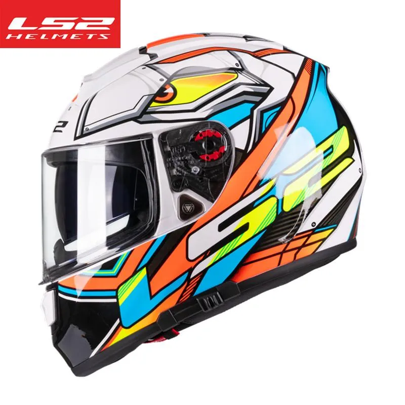 LS2 FF397 Vector Evo Glass Fiber Full Face Motorcycle Helmet Dual ...