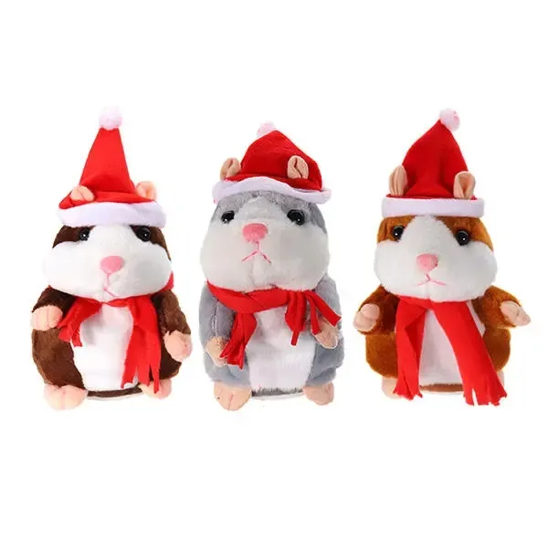 18 cm schöne reden hamster weihnachten plüschtier speak sprechende tound rekord hamster sprechende spaß sport