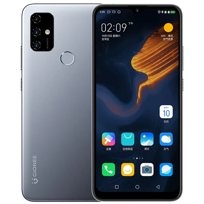 الأصلي gionee k7 5g الهاتف المحمول 6 جيجابايت رام 64GB 128GB ROM T7510 Octa Core Android 6.53 بوصة ملء الشاشة 16MP AF 5000mAh وجه الوجه بصمة الهاتف الخليوي الذكية